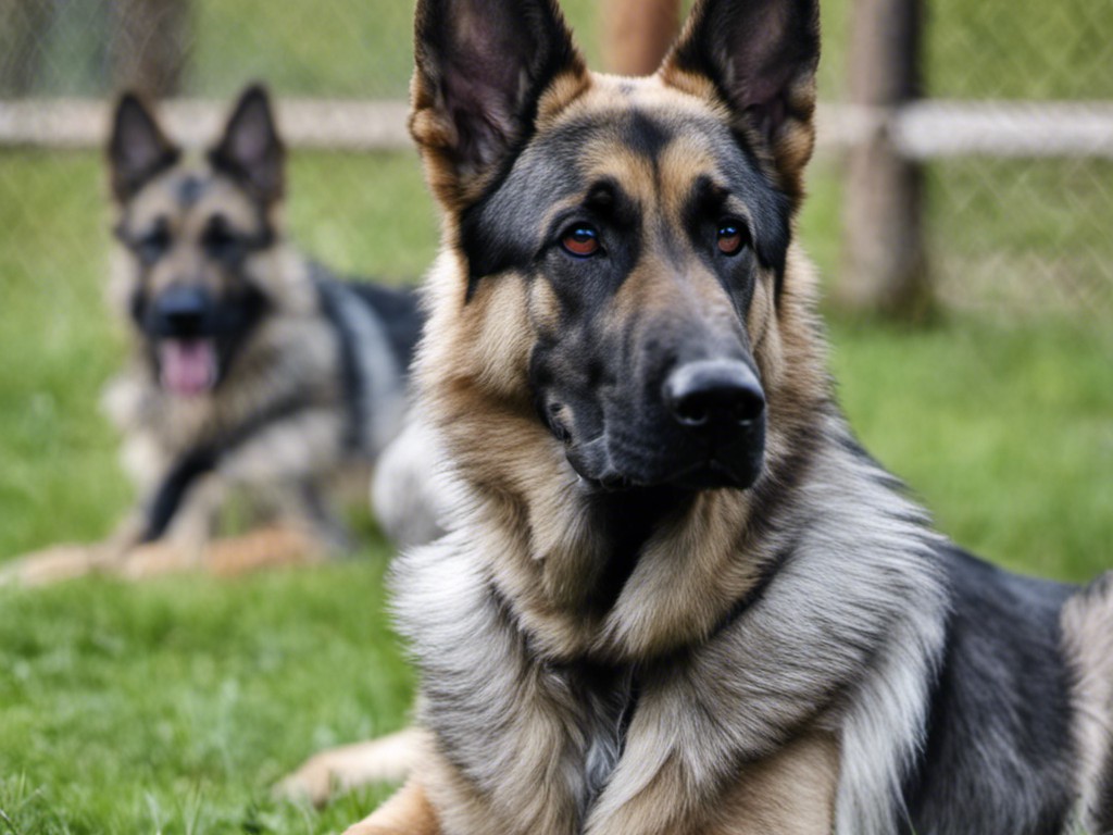 beautiful Silver Sable German Shepherds