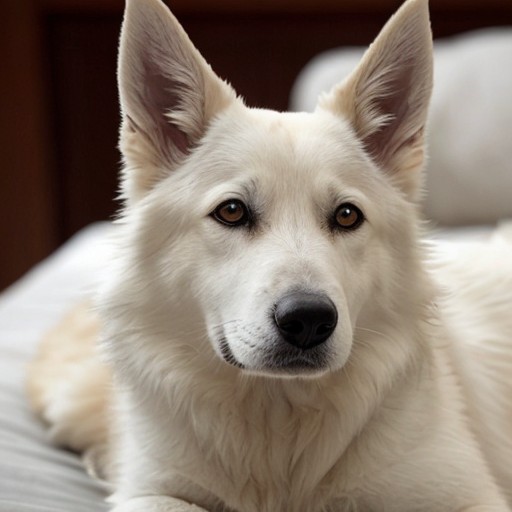 beautiful white german shepherd