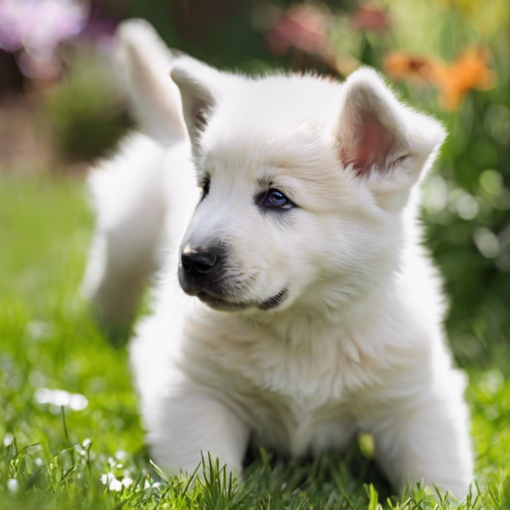 cute white german shepherd puppies