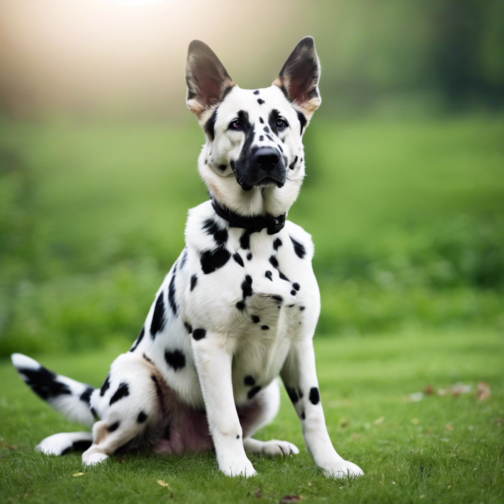 dalmatian german shepherd mix