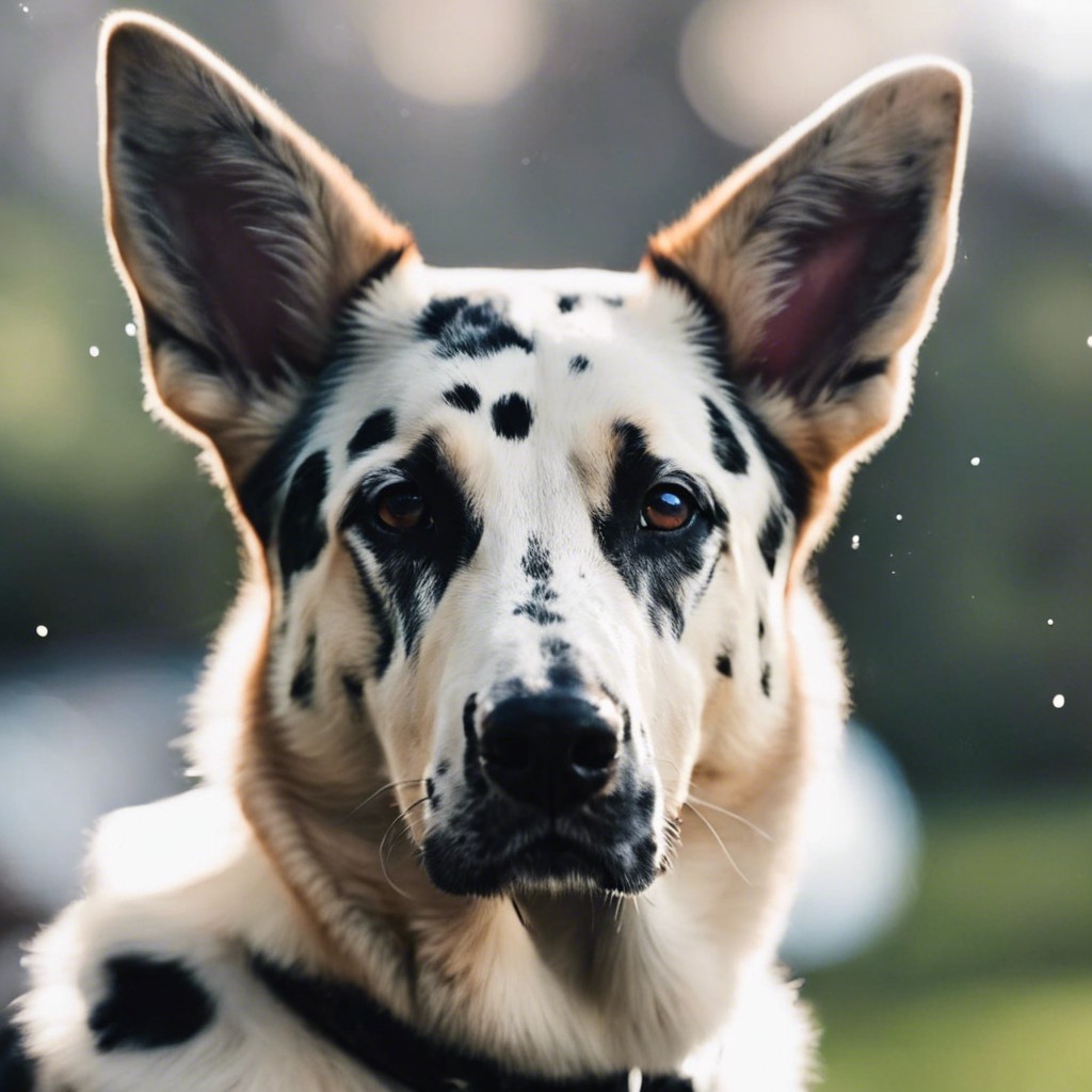 adult german shepherd dalmatian mix