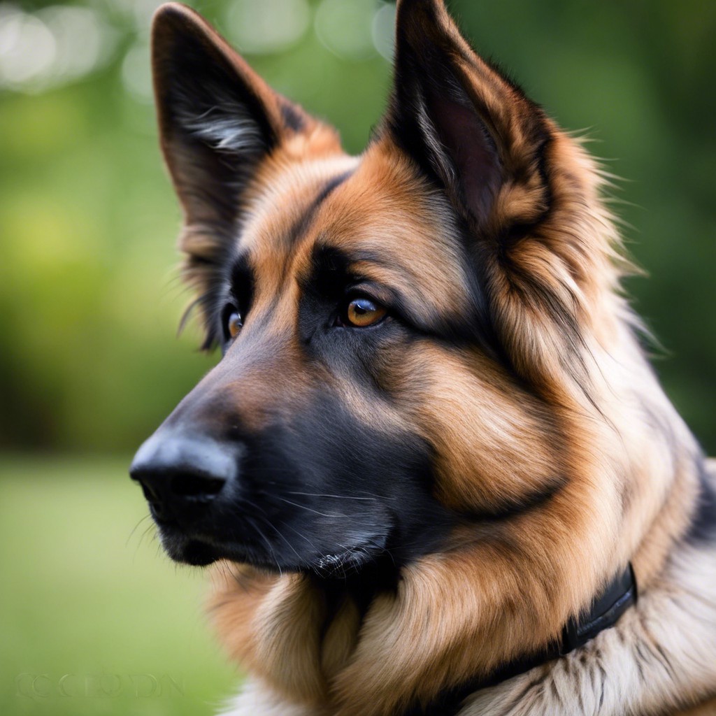 beautiful sable long haired german shepherd