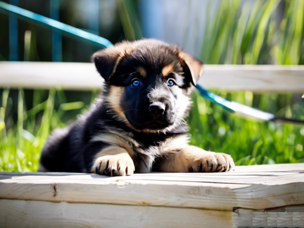 german shepherd puppy blue eyes