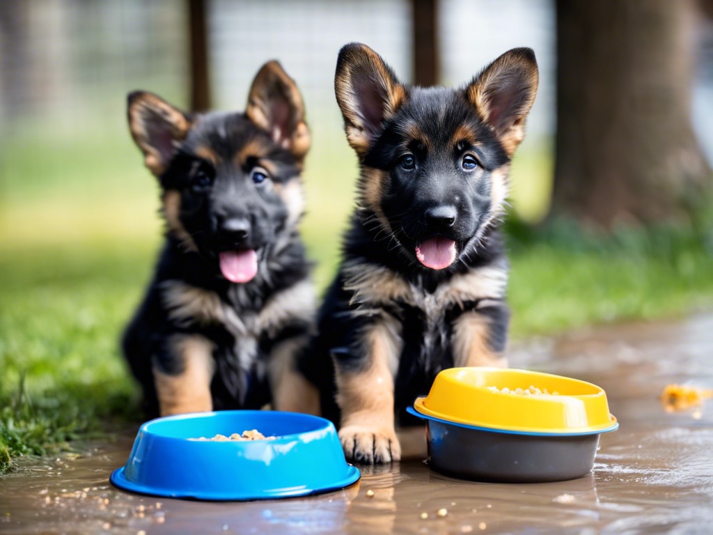 german shepherd puppy dog food