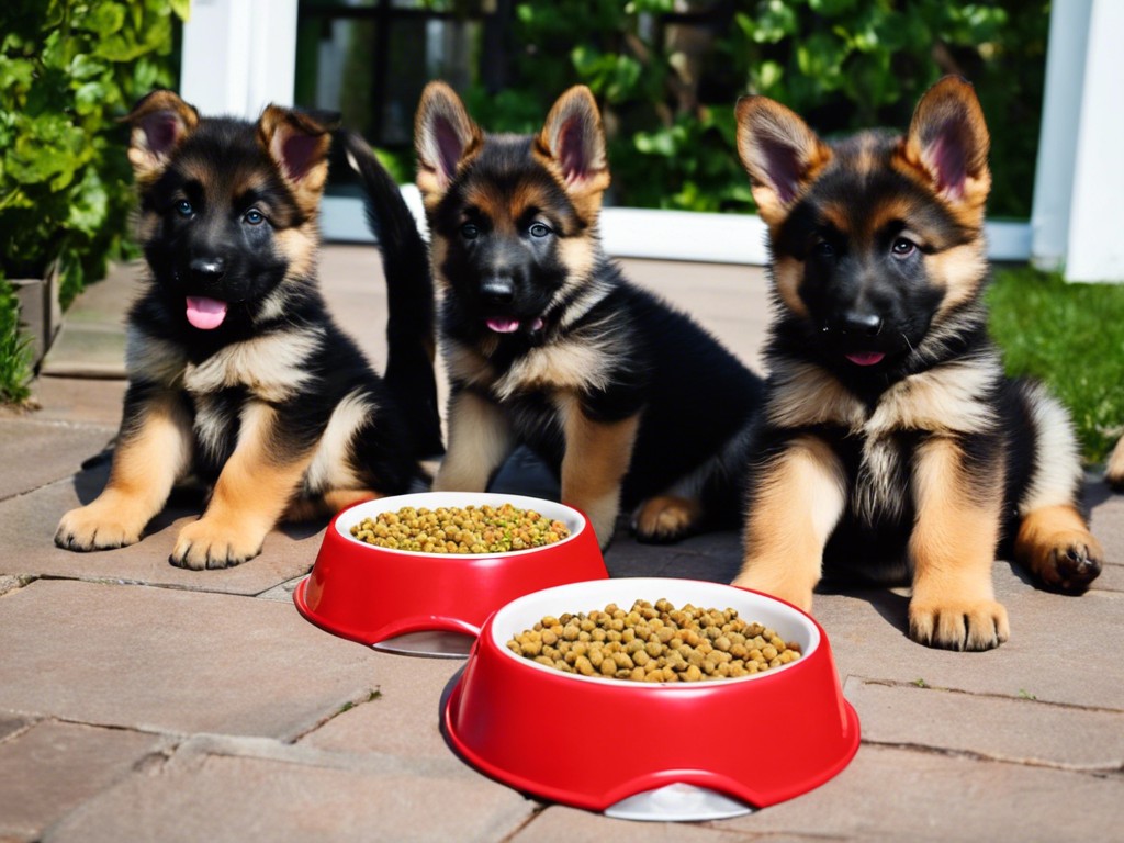 german shepherd puppy food