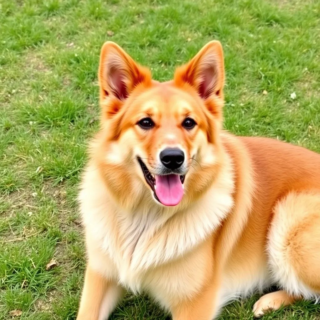 golden retriever german shepherd mix