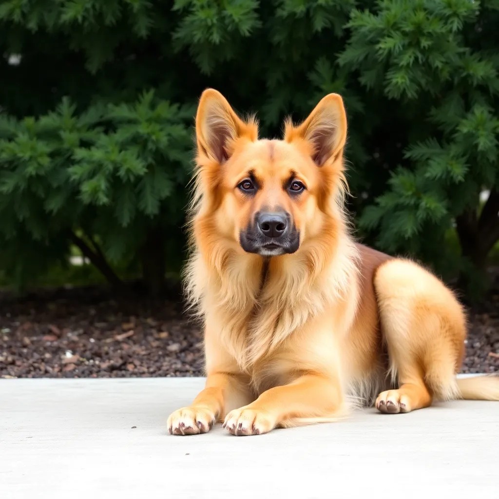 golden retriever german shepherd