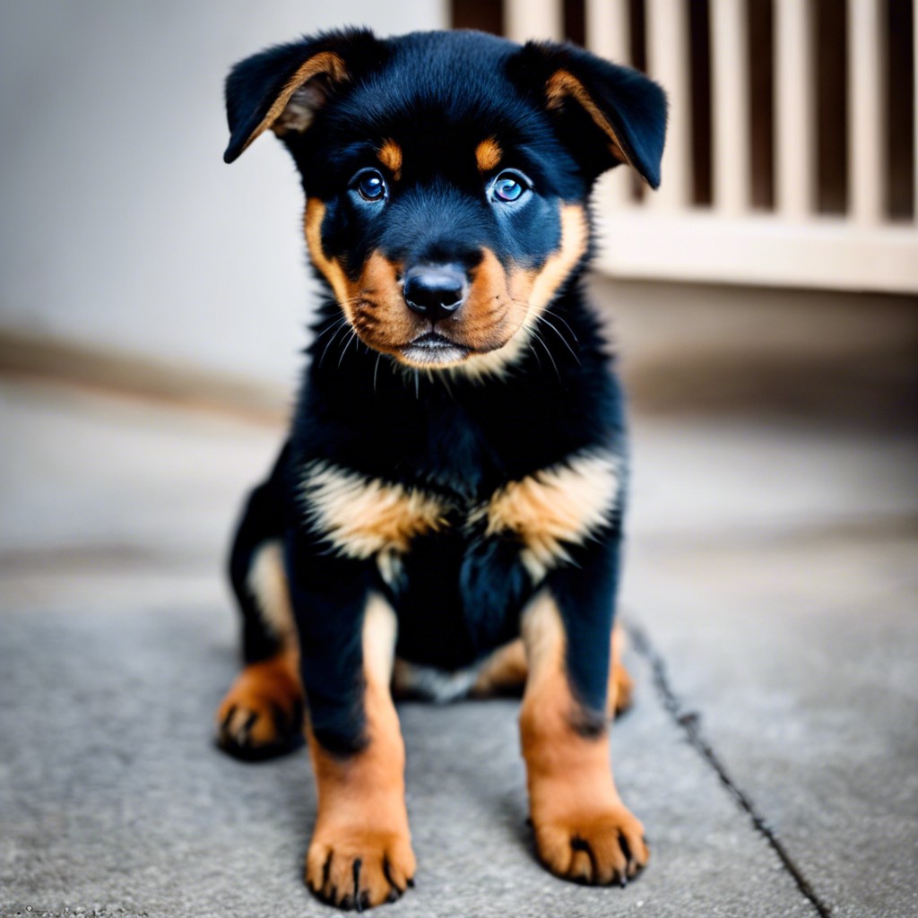 rottweiler german shepherd mix puppy