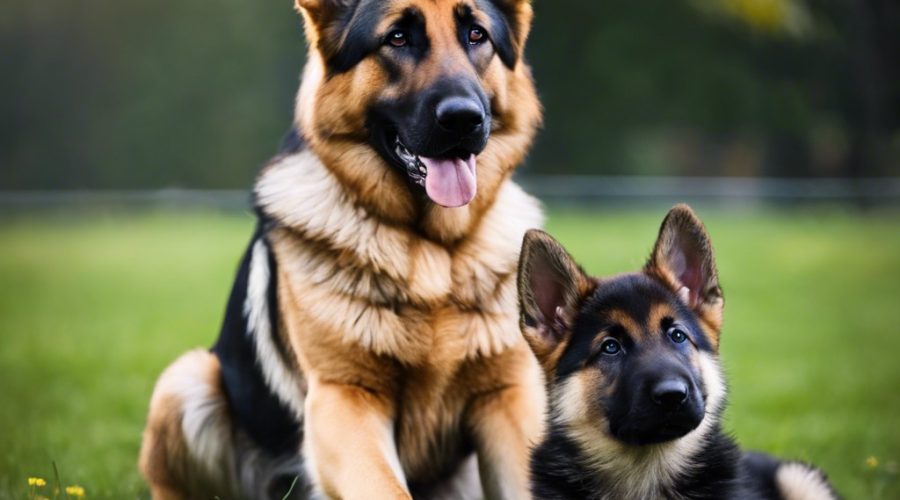 german shepherd lifespan adult and puppy