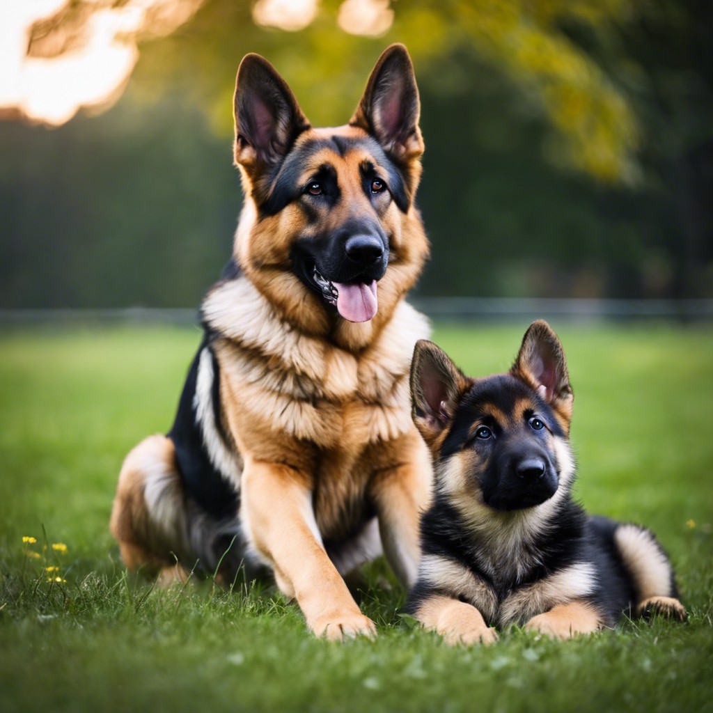 german shepherd lifespan adult and puppy