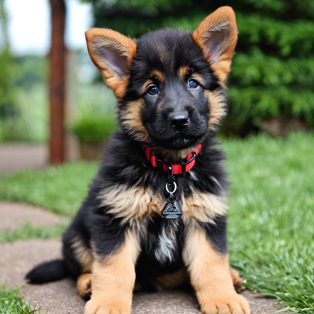 german shepherd poodle puppy