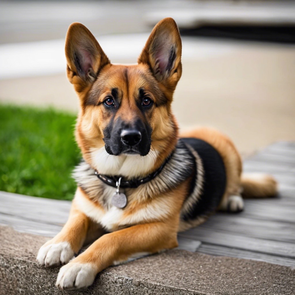 corgi german shepherd dog