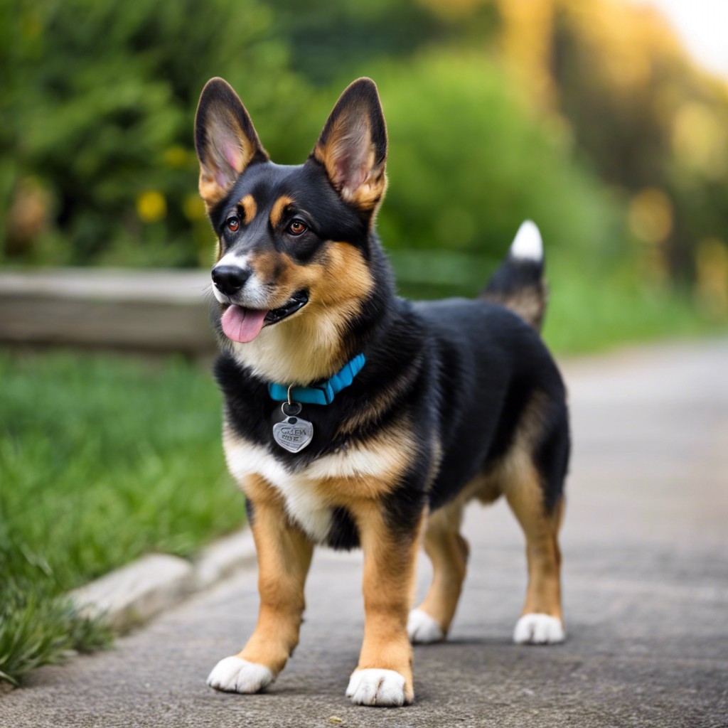 german shepherd corgi