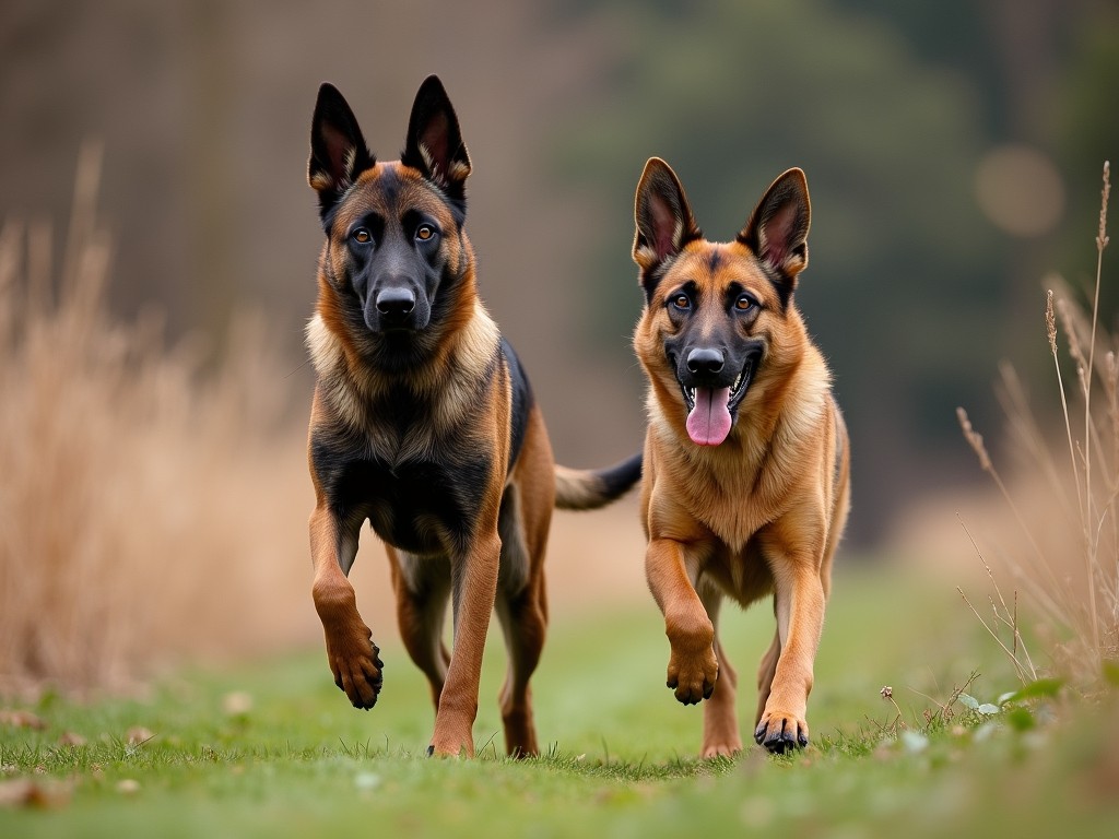german shepherd and belgian malinois