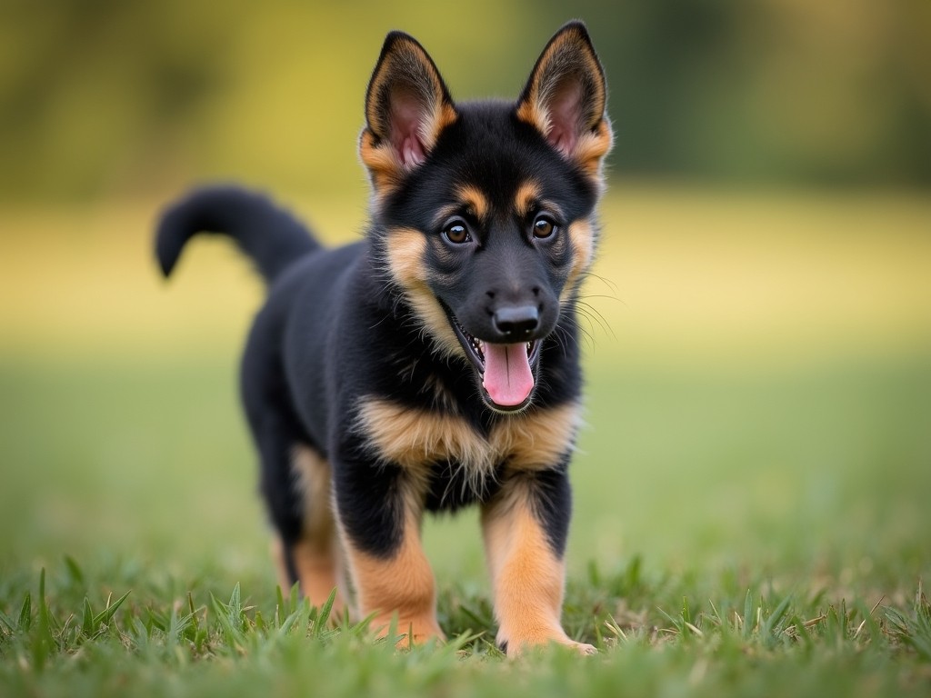 miniature german shepherd corgi puppy